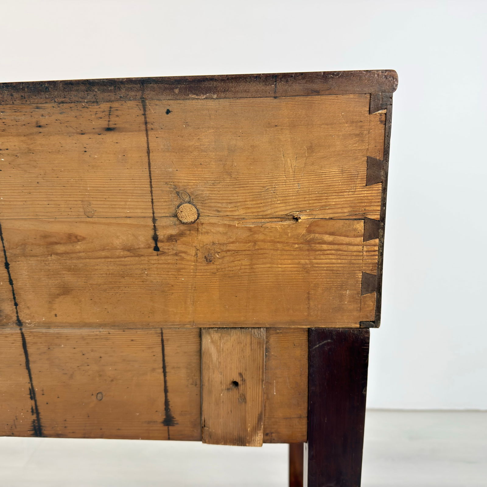 ANTIQUE ARCHITECT DESK WITH STOOL - 17