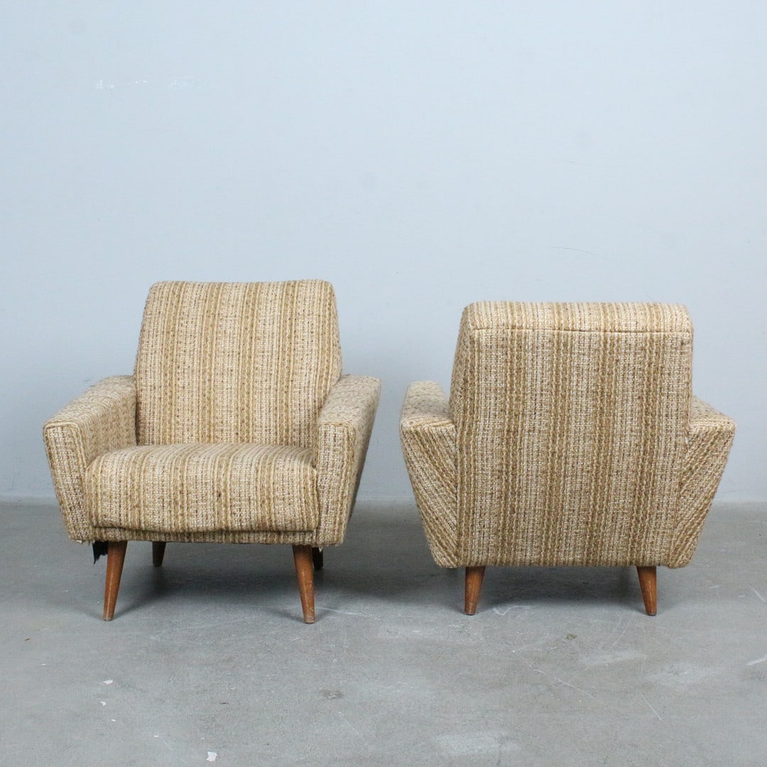 DANISH LOUNGE CHAIRS, A PAIR - 2
