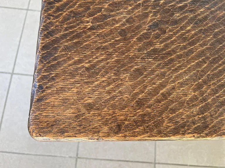 SPANISH BRUTALIST OAK COFFEE TABLE - 9