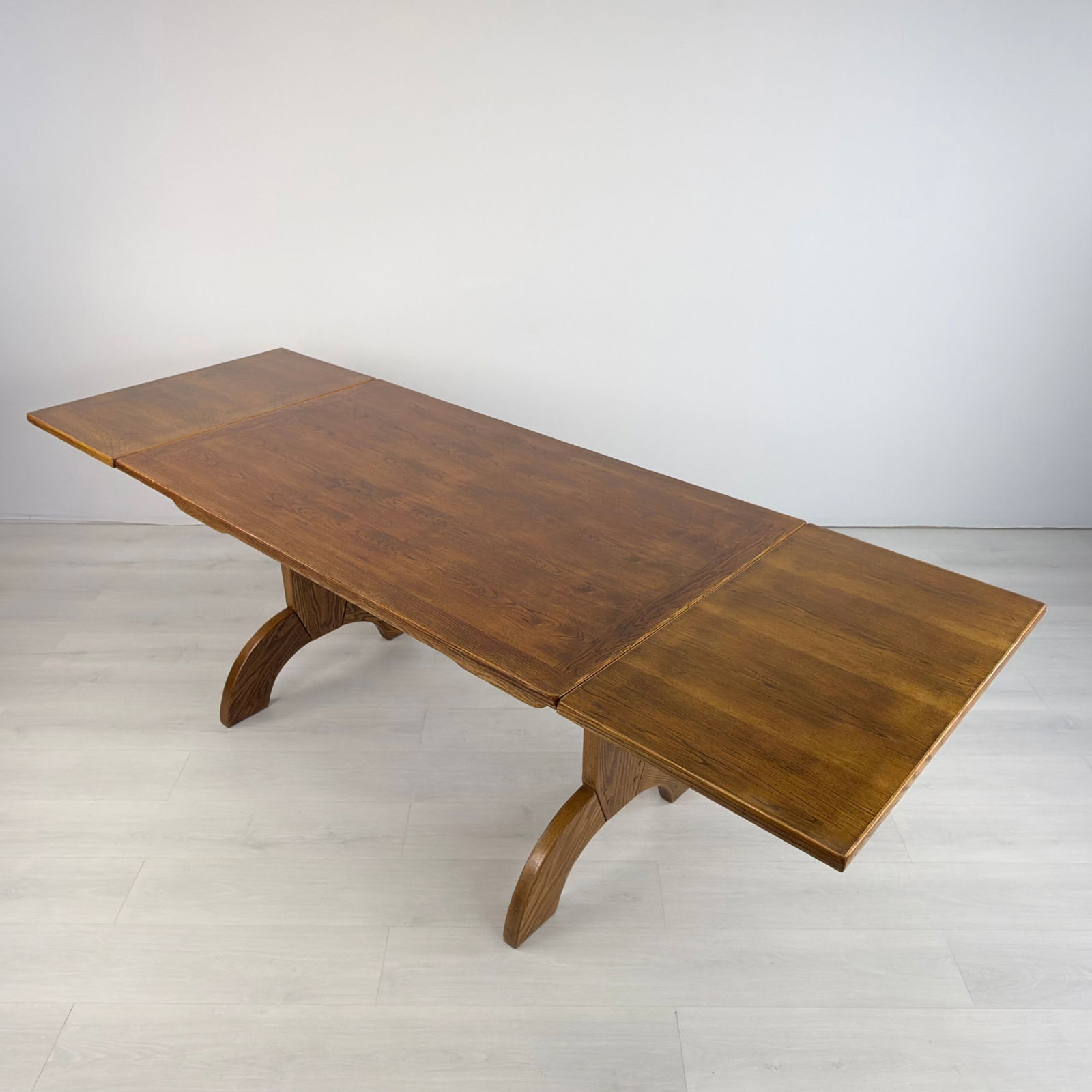 DUTCH BRUTALIST EXTENDABLE DINING TABLE - 3