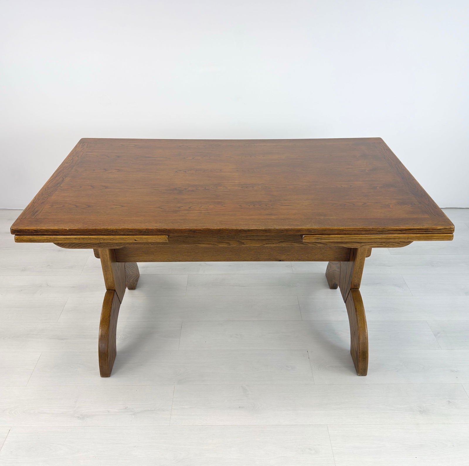 DUTCH BRUTALIST EXTENDABLE DINING TABLE - 5