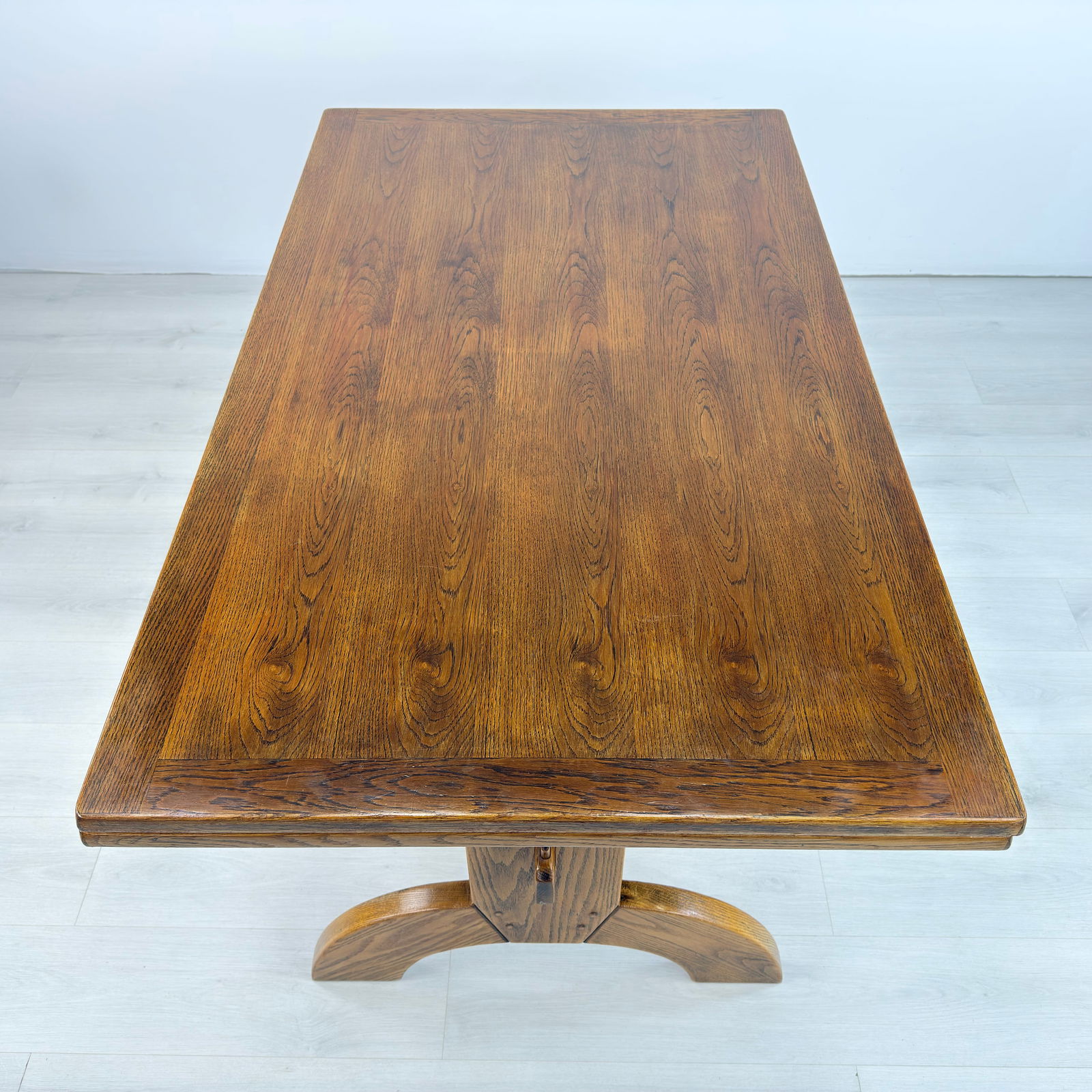 DUTCH BRUTALIST EXTENDABLE DINING TABLE - 7