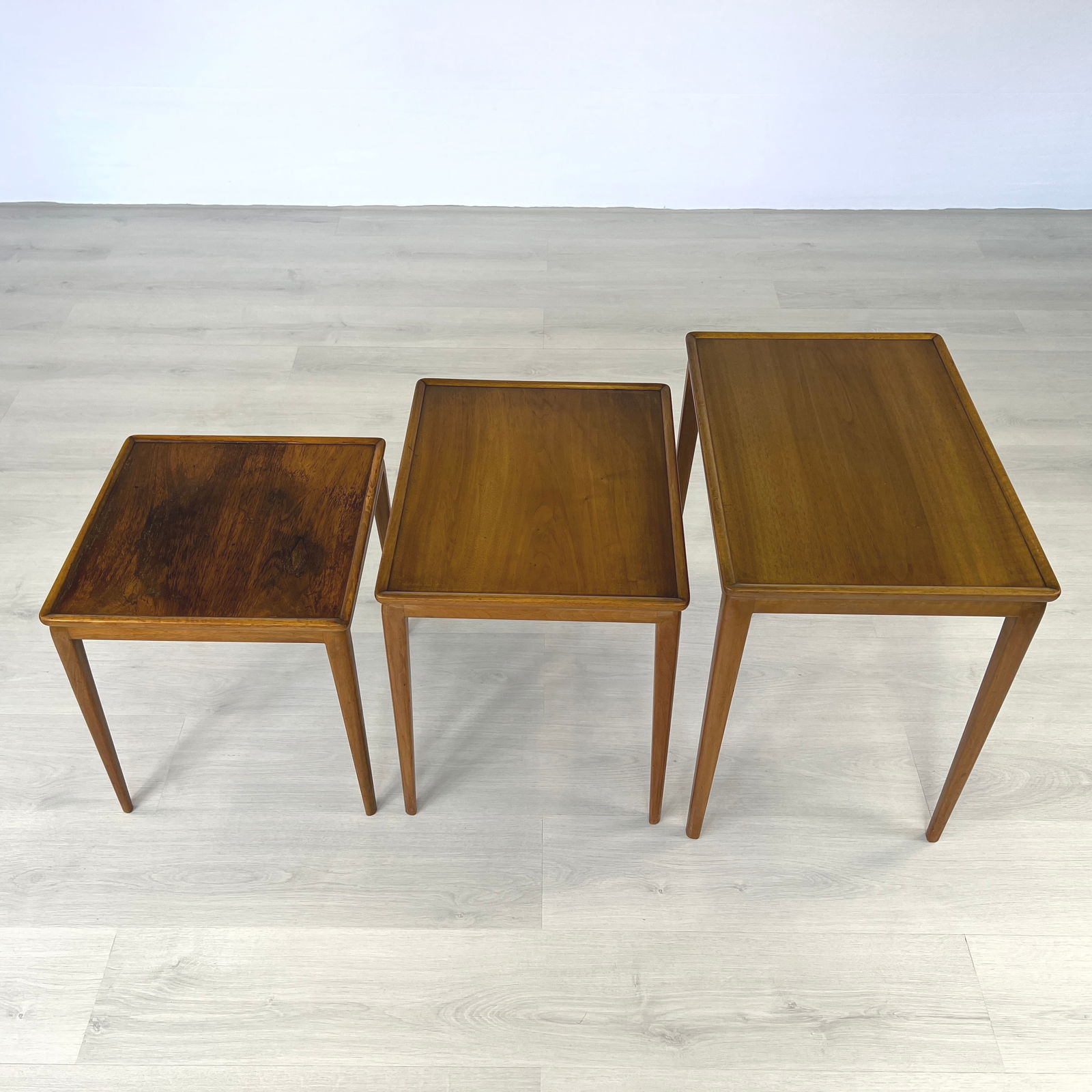 (3) DANISH NESTING TABLES - 3