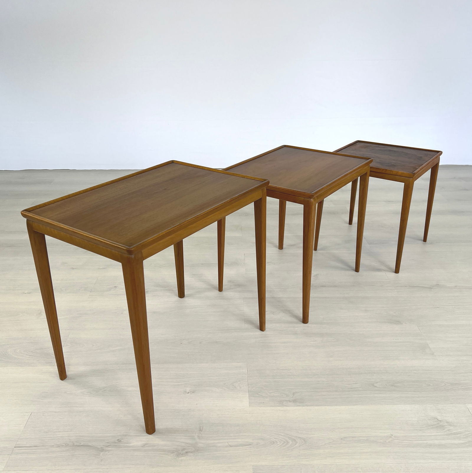 (3) DANISH NESTING TABLES - 6