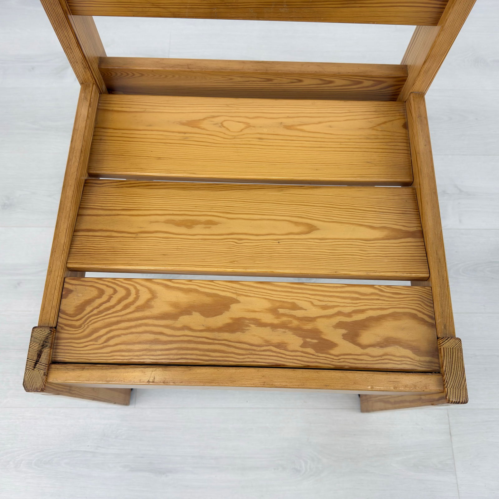 SWEDISH PINE DINING CHAIRS, A PAIR - 8