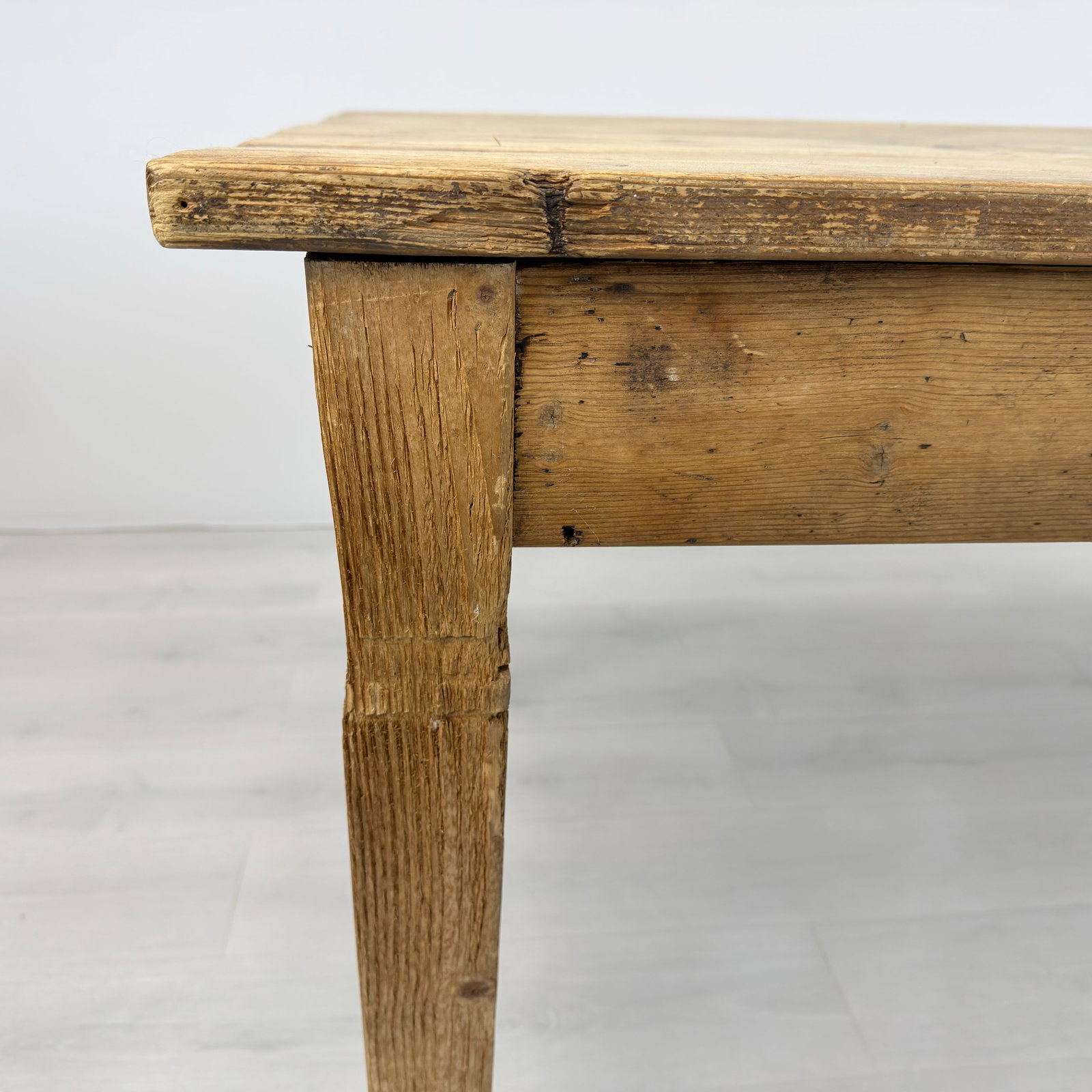 ANTIQUE FRENCH FARMHOUSE DINING TABLE - 11