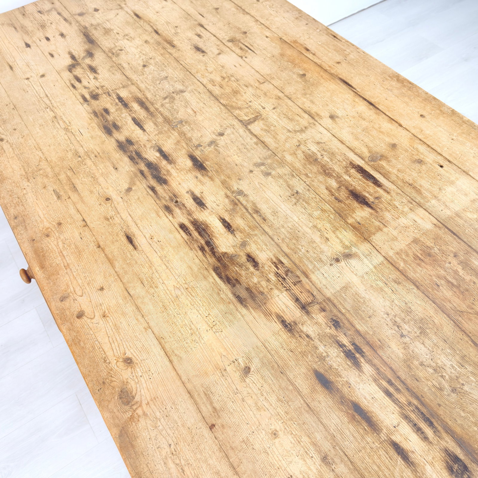 ANTIQUE FRENCH FARMHOUSE DINING TABLE - 14