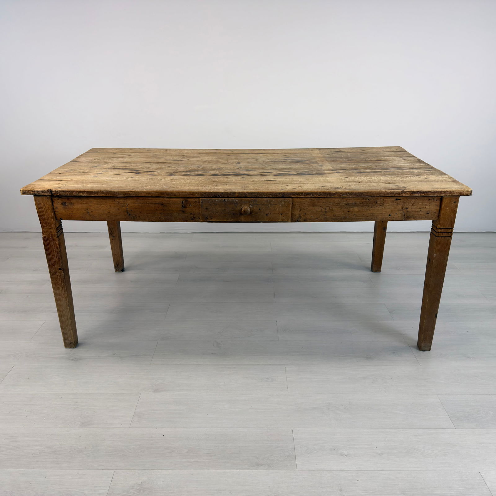 ANTIQUE FRENCH FARMHOUSE DINING TABLE - 7