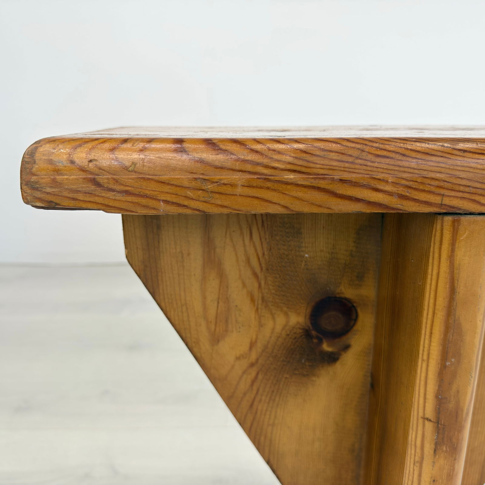 RUSTIC PINE BENCHES, A PAIR - 13