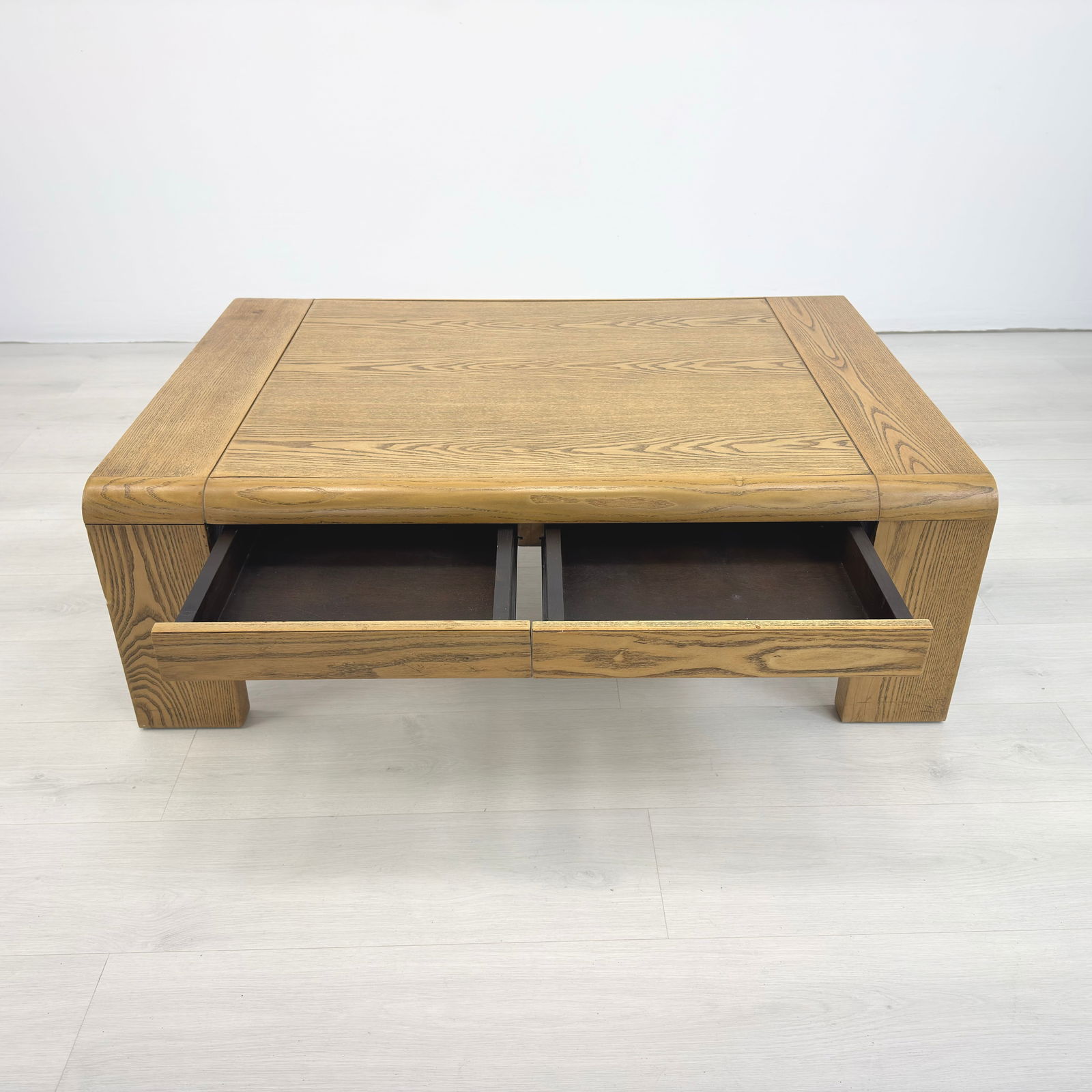 BRUTALIST DUTCH OAK COFFEE TABLE - 3