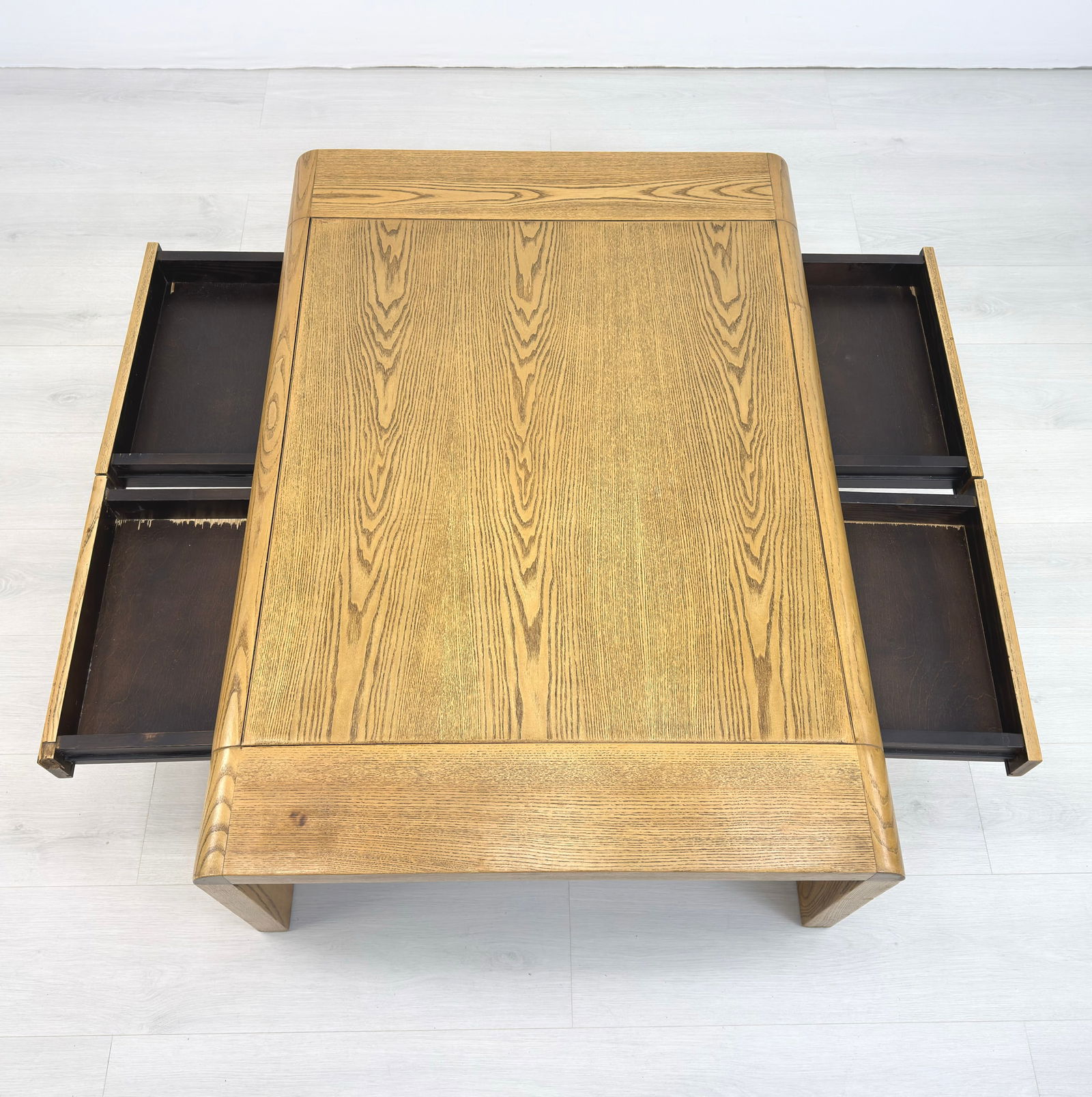 BRUTALIST DUTCH OAK COFFEE TABLE - 6
