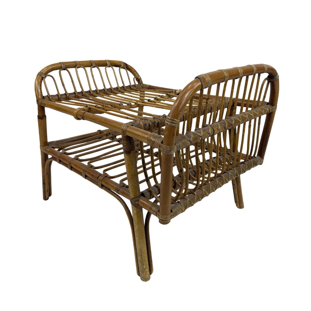ITALIAN RATTAN TABLE (1 of 8)