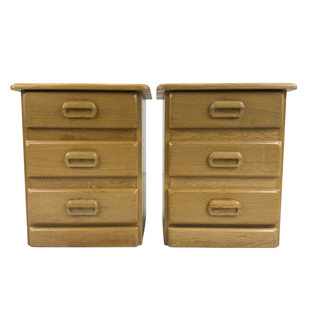 VINTAGE SCANDINAVIAN NIGHTSTANDS, A PAIR (1 of 11)