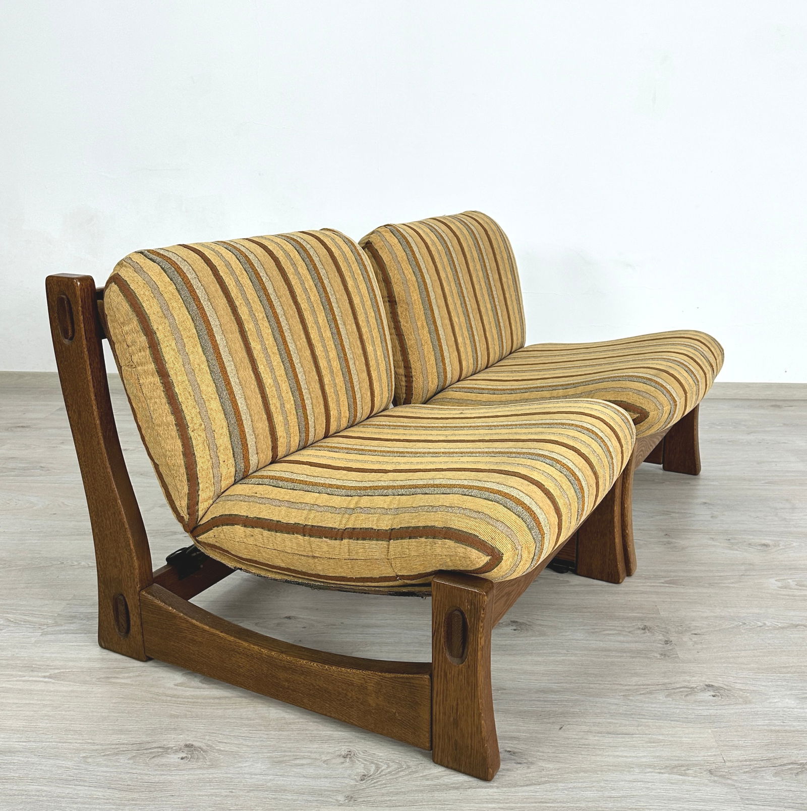 (2) CARL STRAUB ATTR BRUTALIST MODULAR SOFA - 2