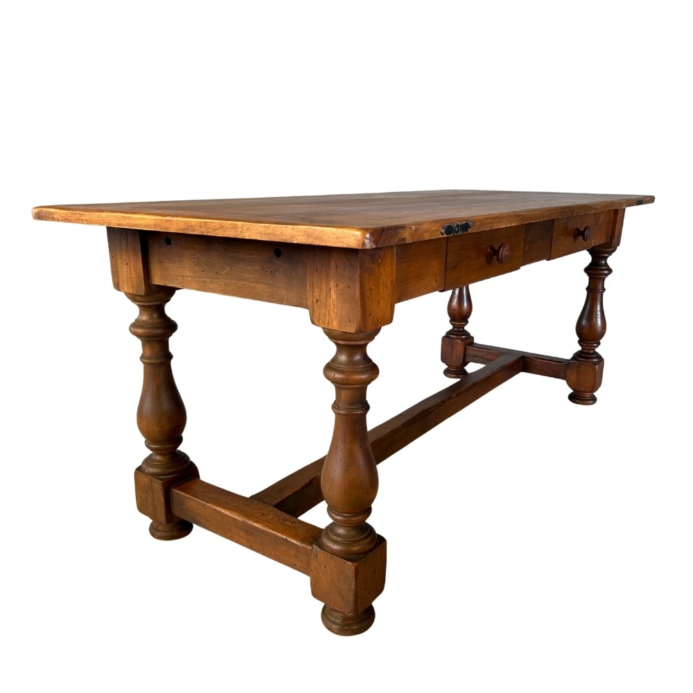 VINTAGE FRENCH FARMHOUSE DINING TABLE (1 of 12)