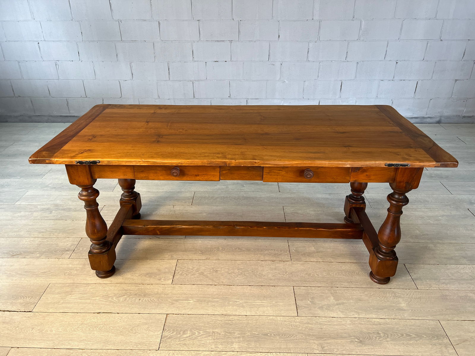 VINTAGE FRENCH FARMHOUSE DINING TABLE - 2