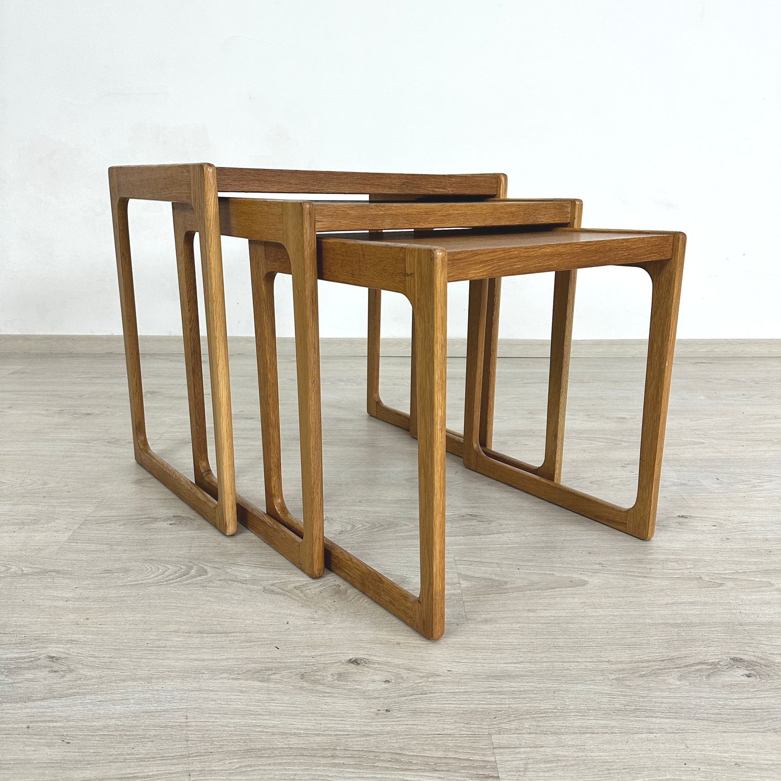 (3) DANISH NESTING TABLES - 2
