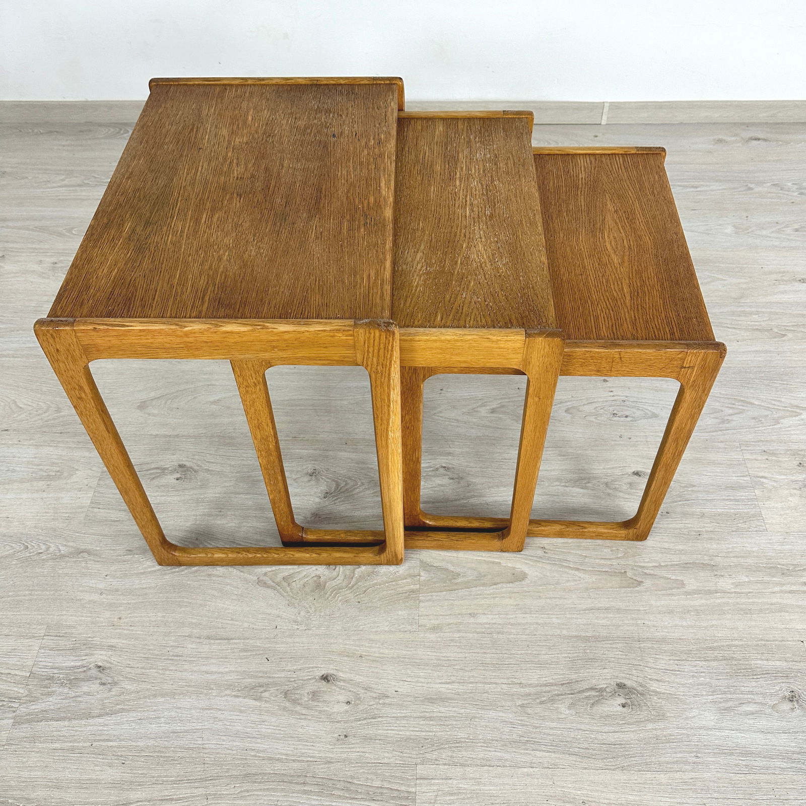 (3) DANISH NESTING TABLES - 4