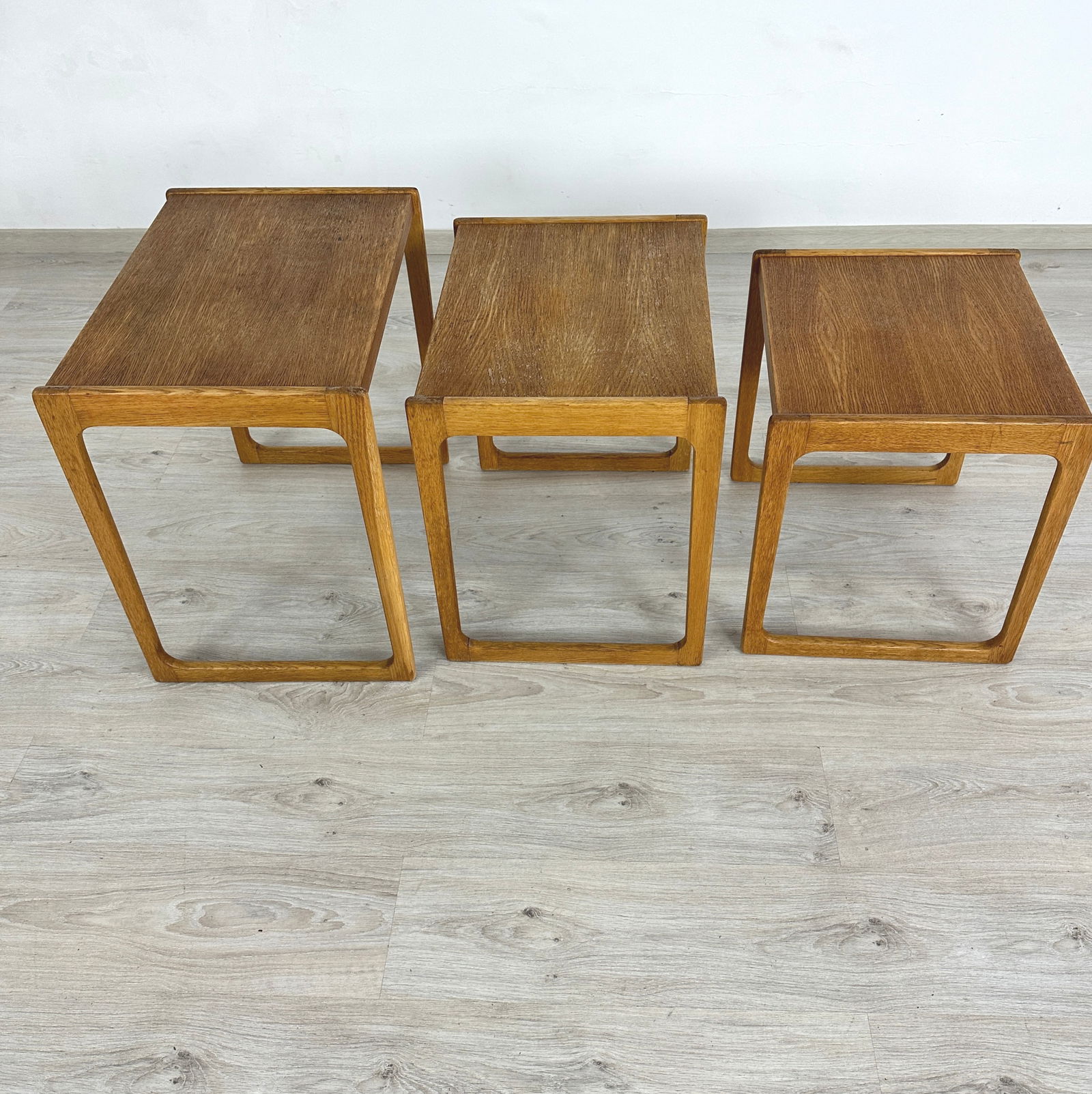 (3) DANISH NESTING TABLES - 6