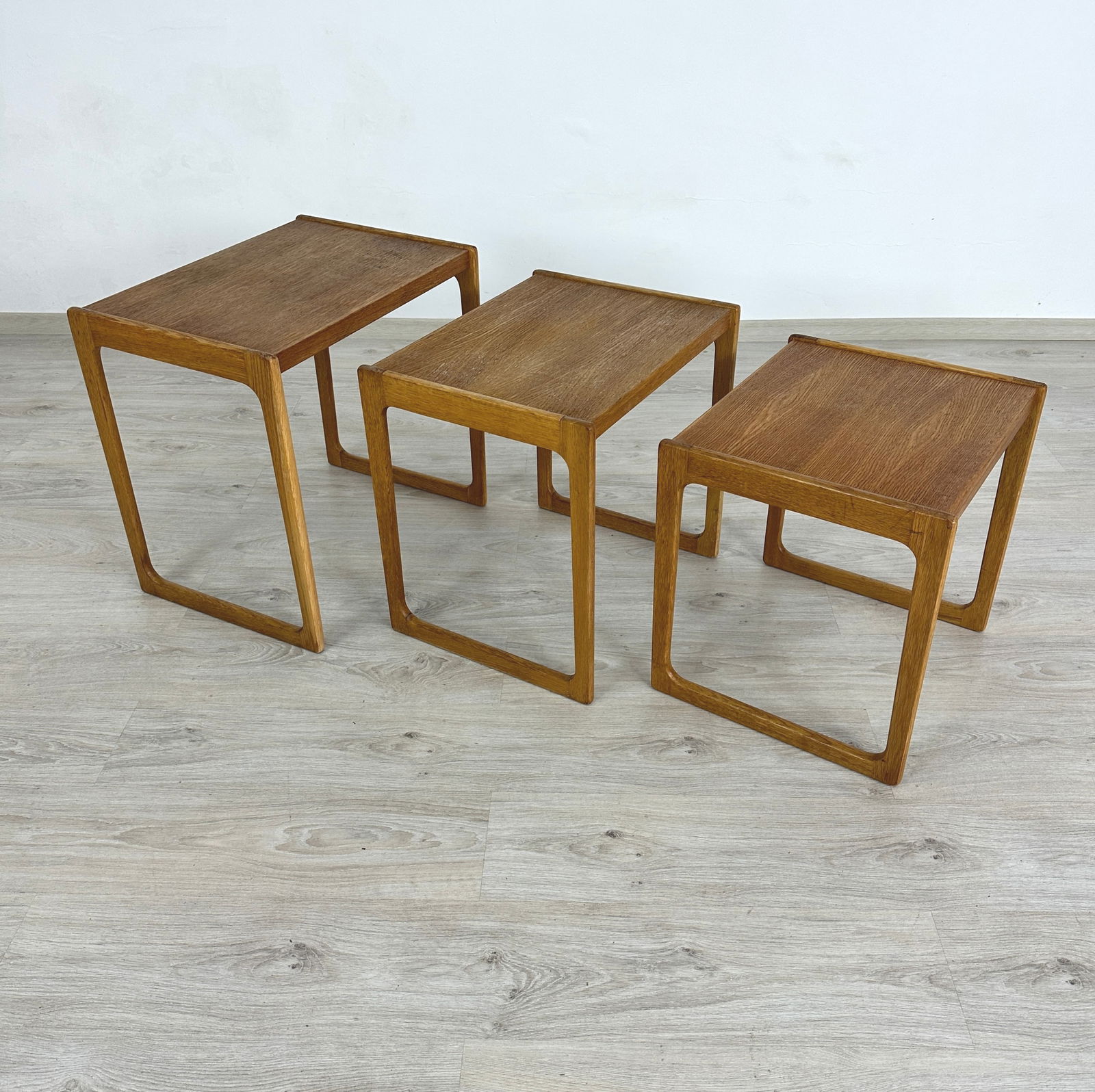 (3) DANISH NESTING TABLES - 7