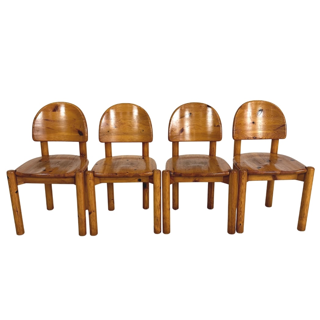 (4) RAINER DAUMILLER PINE DINING CHAIRS (1 of 10)