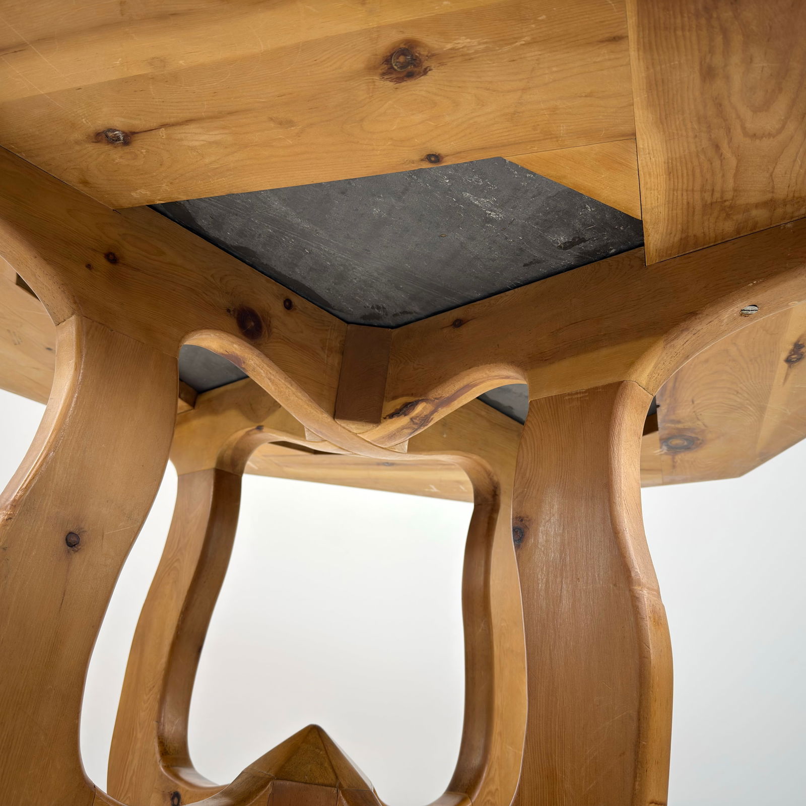 SCANDINAVIAN PINE BREAKFAST TABLE - 6