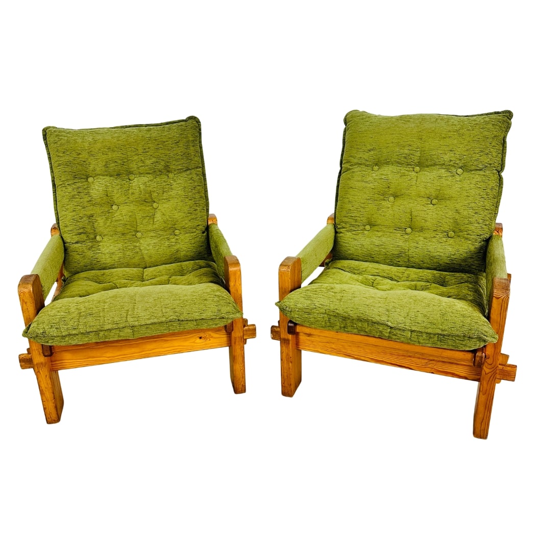 YNGVE EKSTROM LOUNGE CHAIRS, A PAIR (1 of 12)
