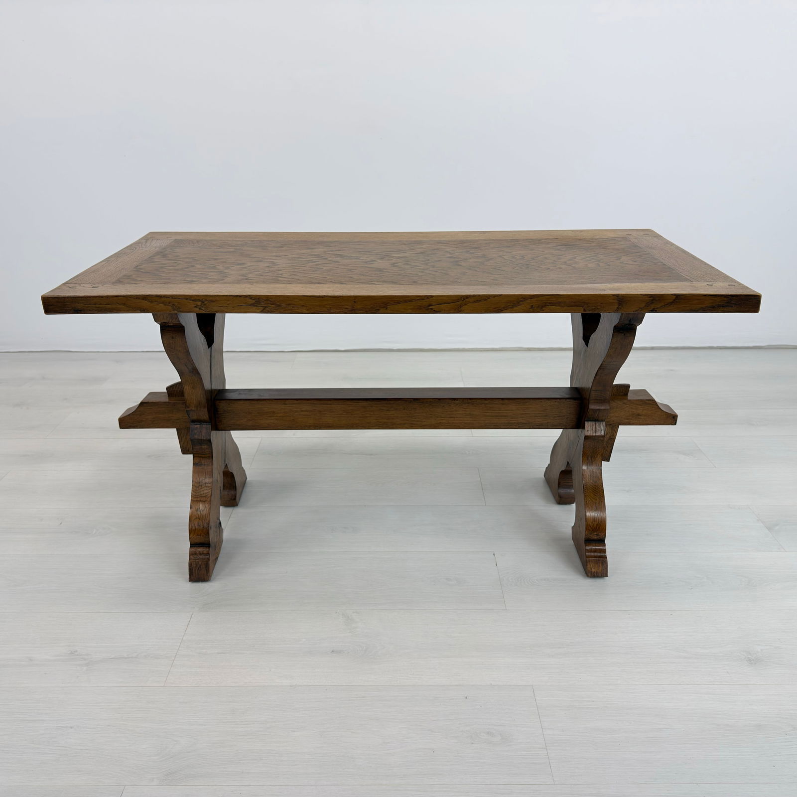 BRUTALIST TRESTLE COFFEE TABLE - 2