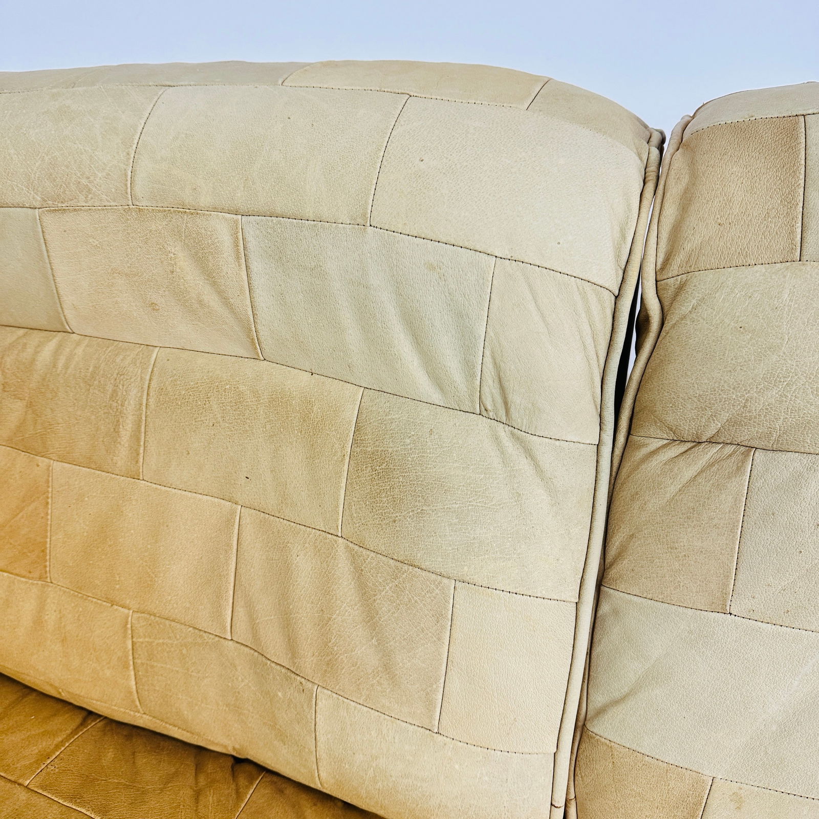 DE SEDE ATTR. LEATHER MODULAR SOFA - 12