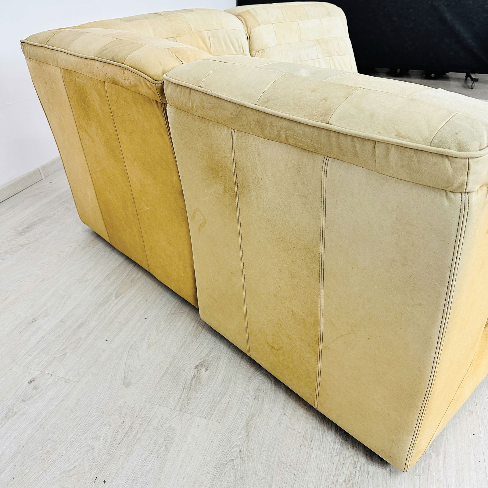 DE SEDE ATTR. LEATHER MODULAR SOFA - 14