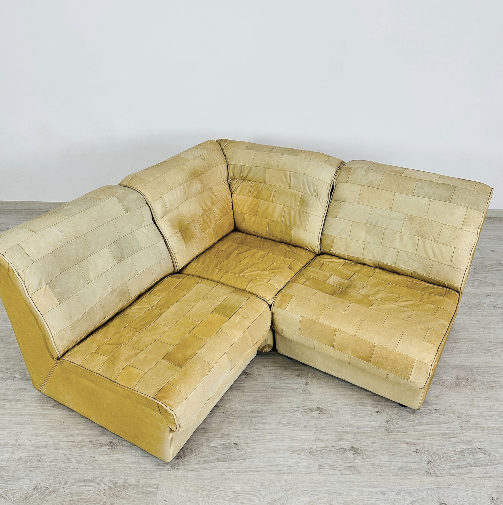 DE SEDE ATTR. LEATHER MODULAR SOFA - 4
