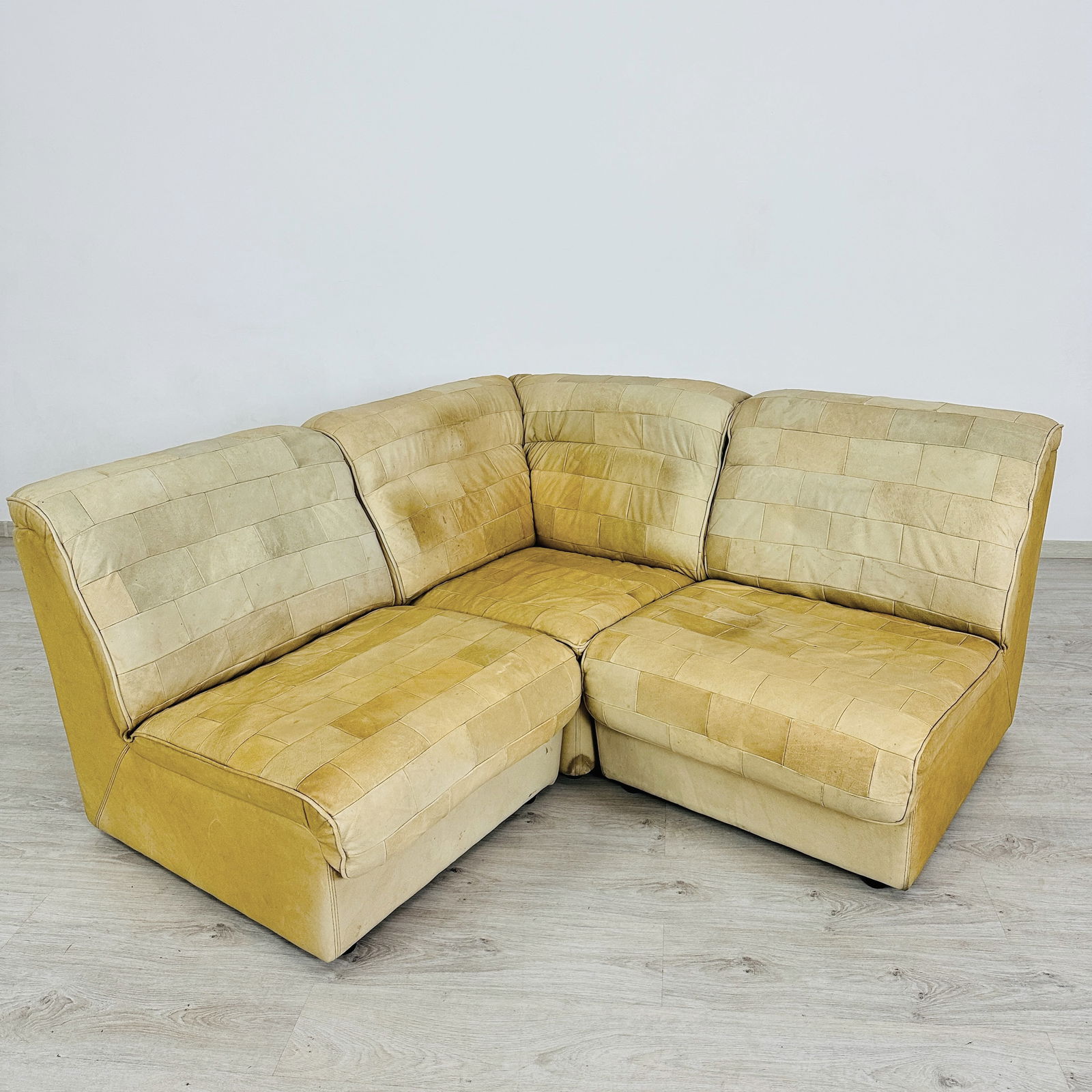 DE SEDE ATTR. LEATHER MODULAR SOFA - 5