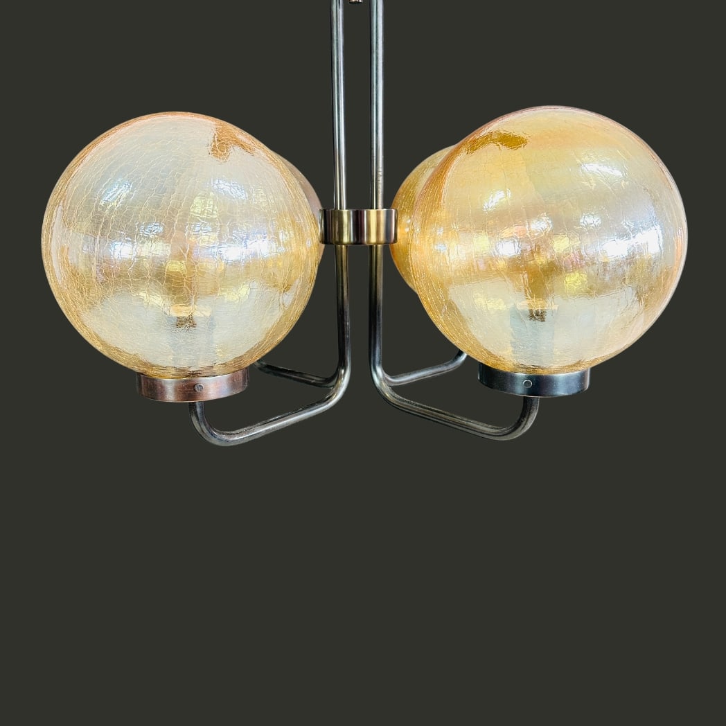 SPACE AGE CHANDELIER ATTR. TO GAETANO SCIOLARI (1 of 5)