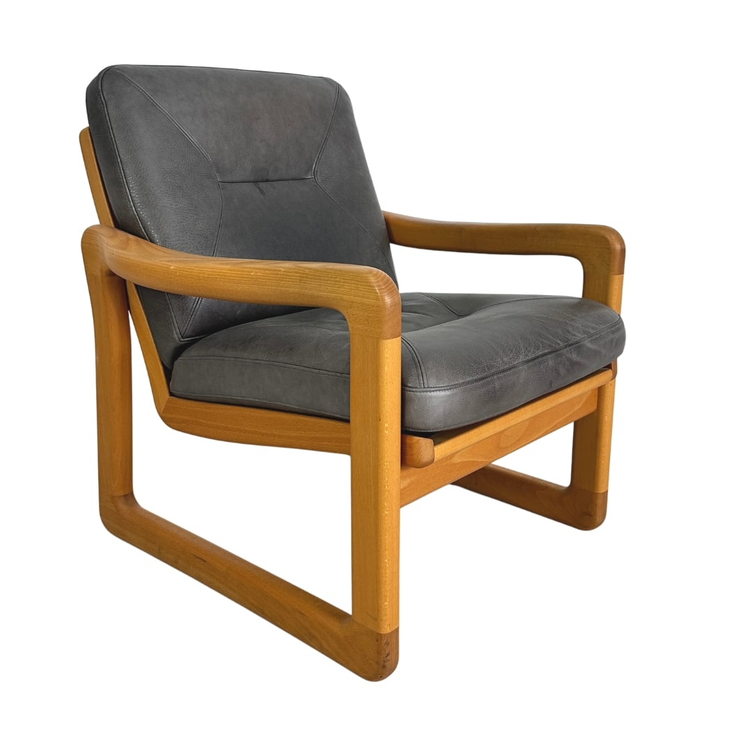 HOLSTEBRO MOBELFABRIK HIS AND HERS MATCHING PAIR ARMCHAIRS (1 of 18)