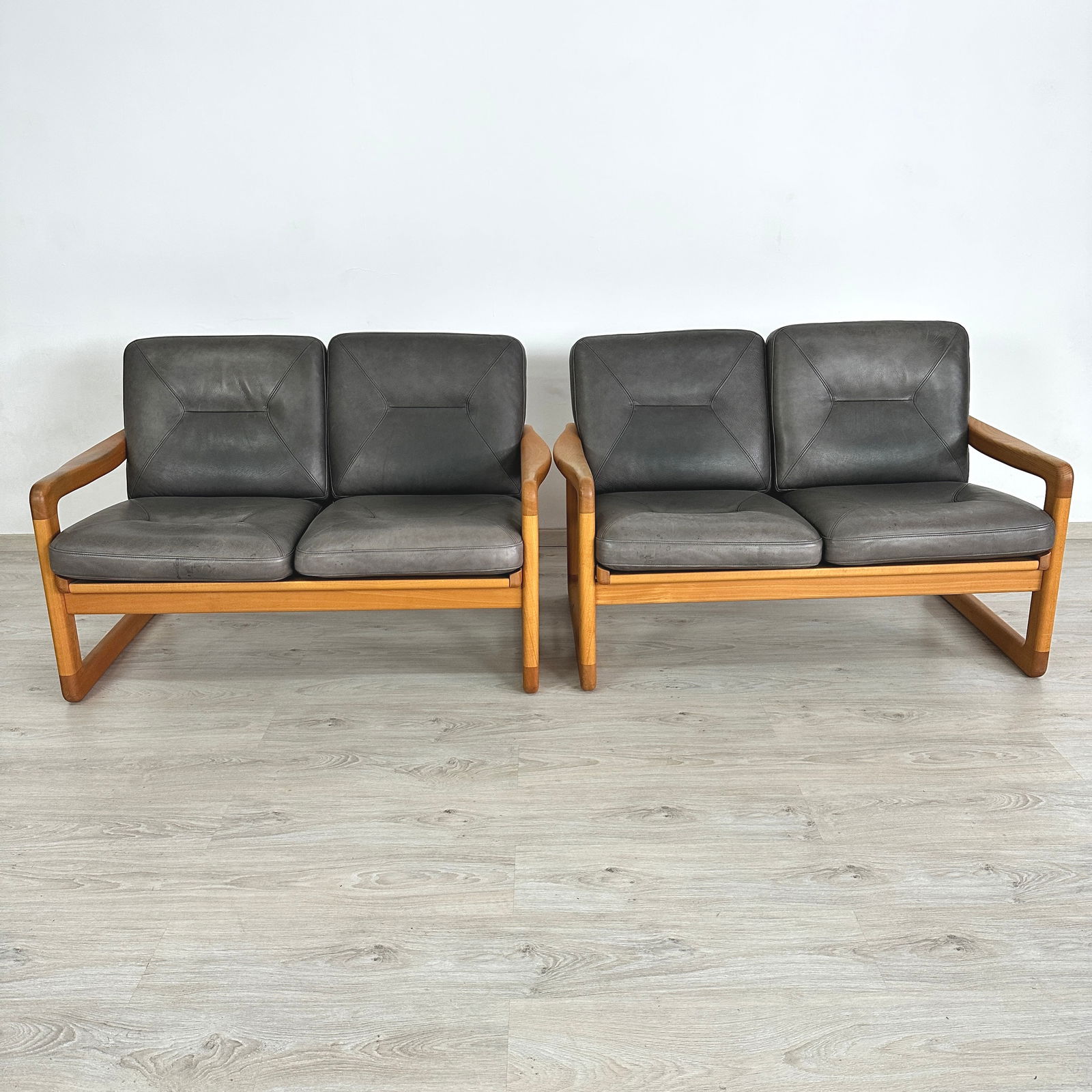 DANISH SOFAS BY HOLSTEBRO, A PAIR - 2