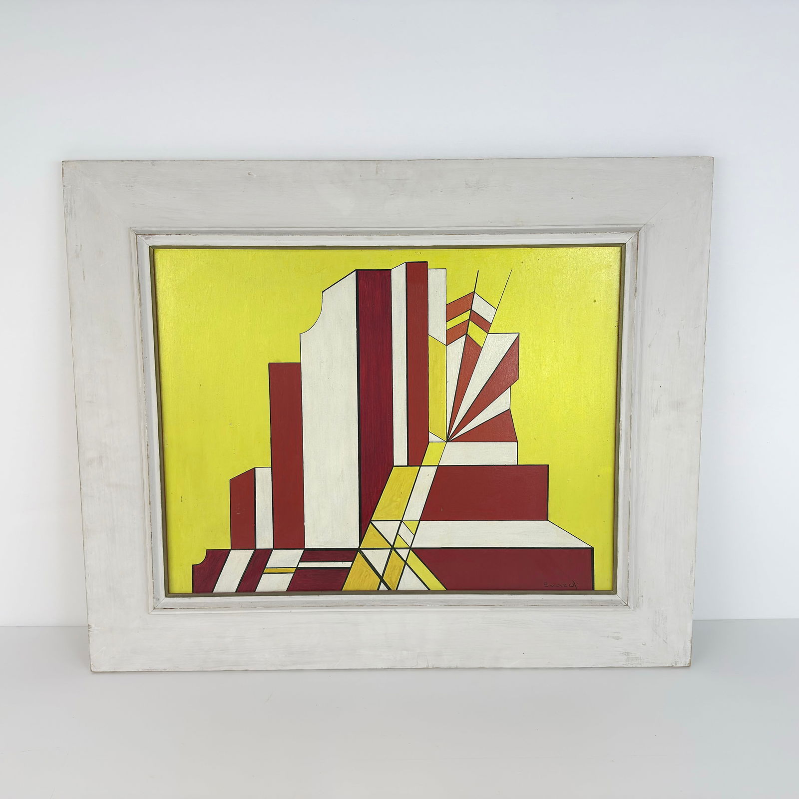 ABSTRACT PAINTING, SIGNED - 2