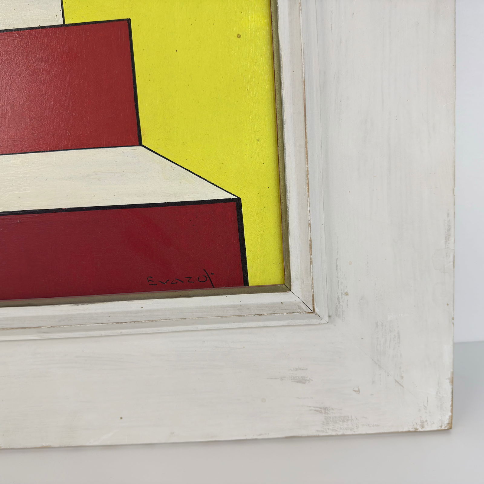 ABSTRACT PAINTING, SIGNED - 4