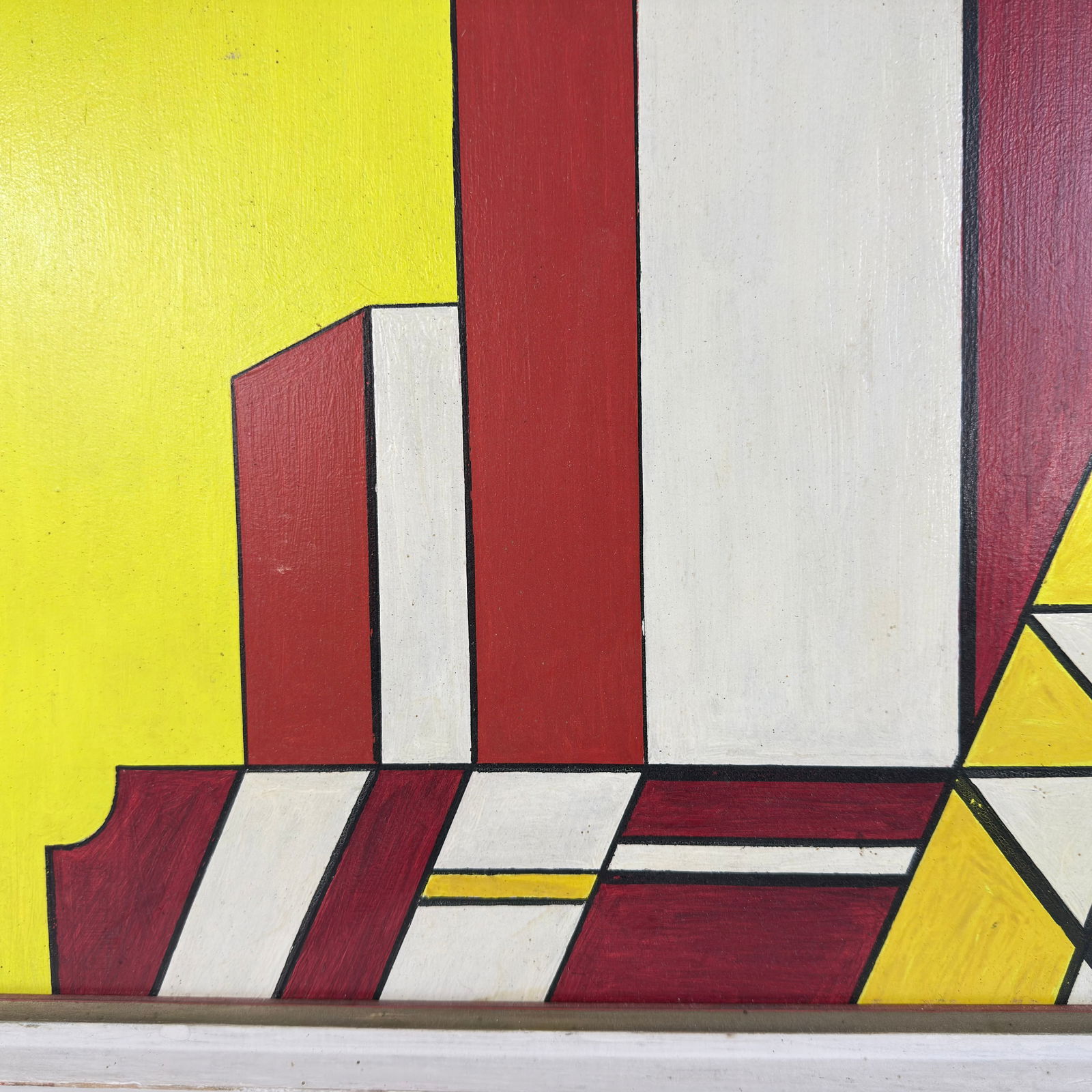 ABSTRACT PAINTING, SIGNED - 5