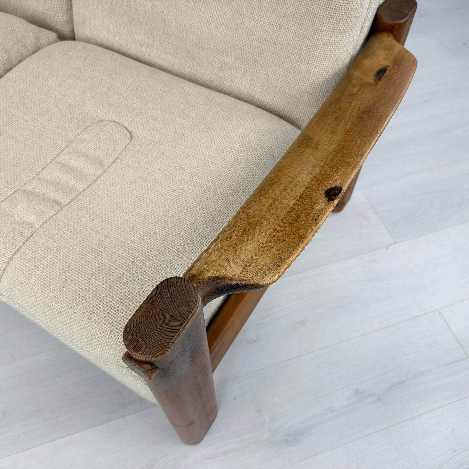 DANISH PINE THREE-SEATER SOFA - 10