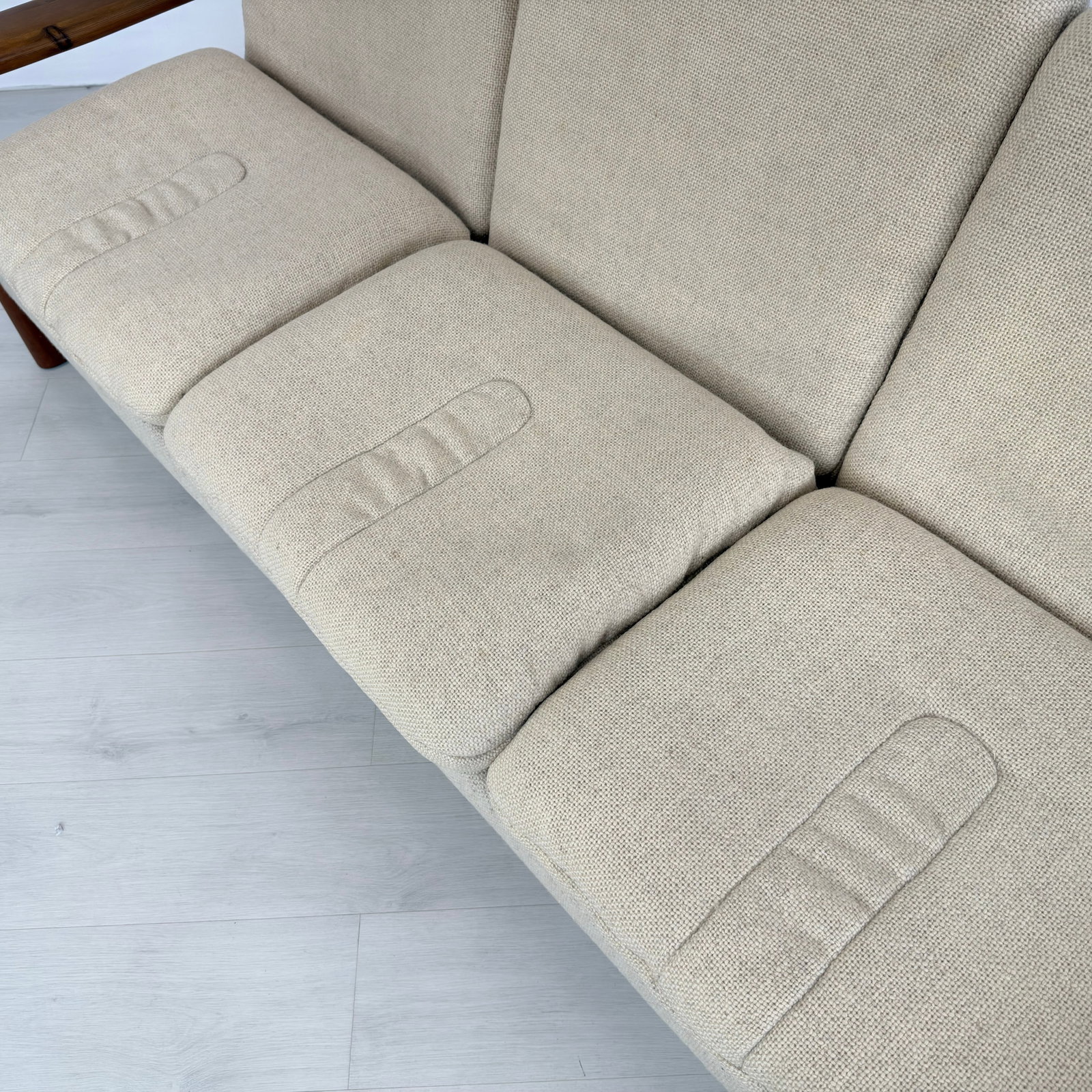 DANISH PINE THREE-SEATER SOFA - 11