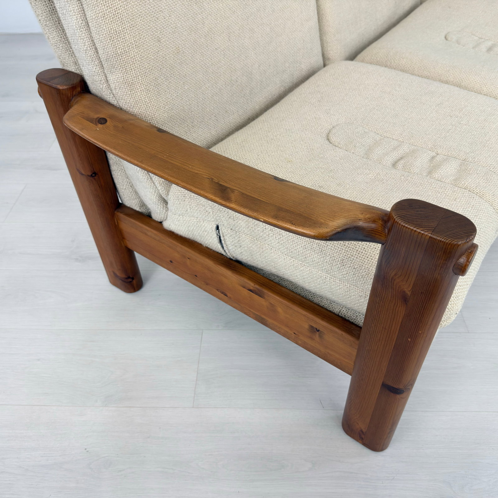 DANISH PINE THREE-SEATER SOFA - 13