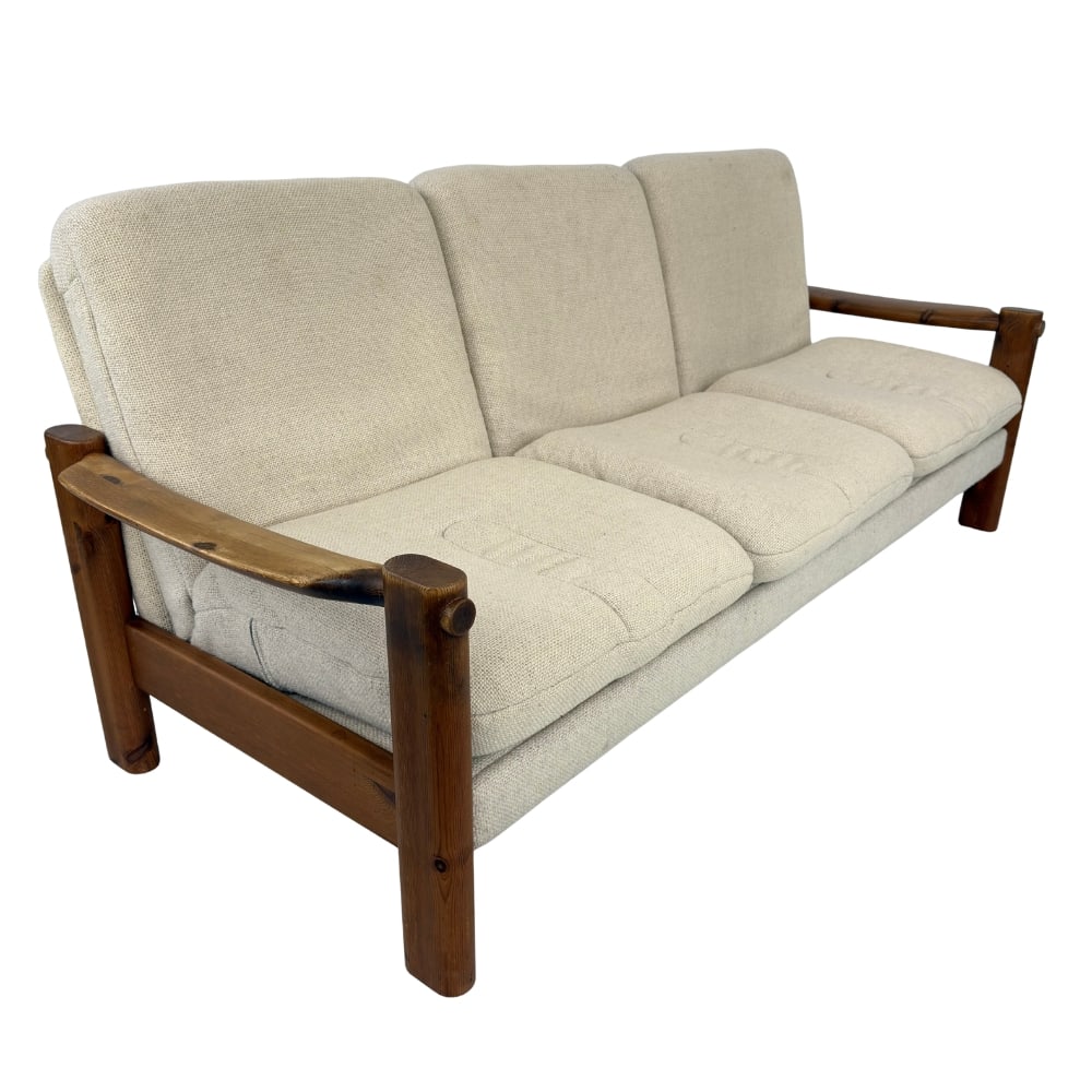 DANISH PINE THREE-SEATER SOFA (1 of 13)