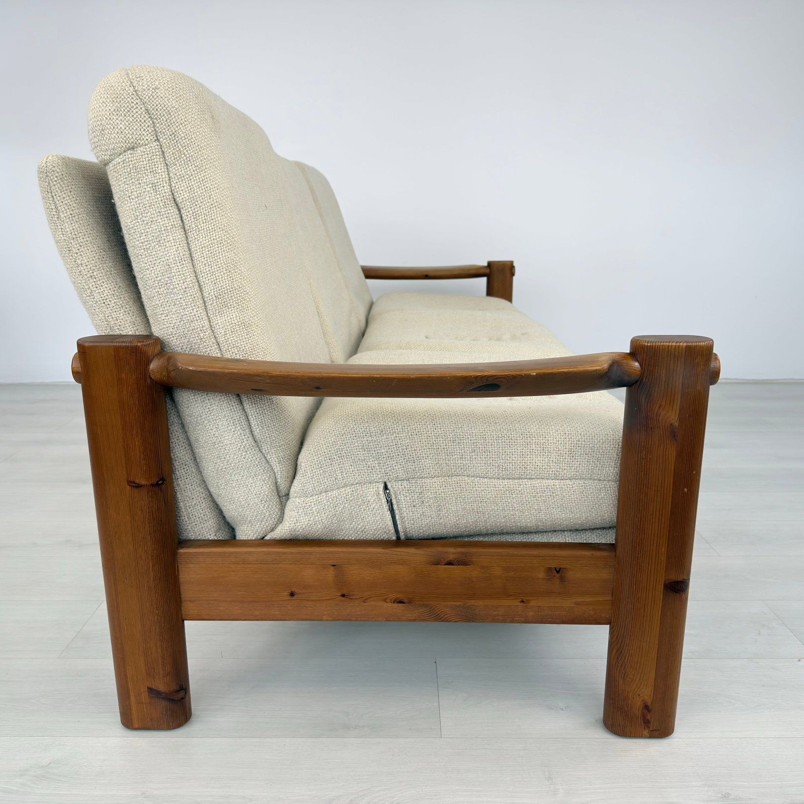 DANISH PINE THREE-SEATER SOFA - 6