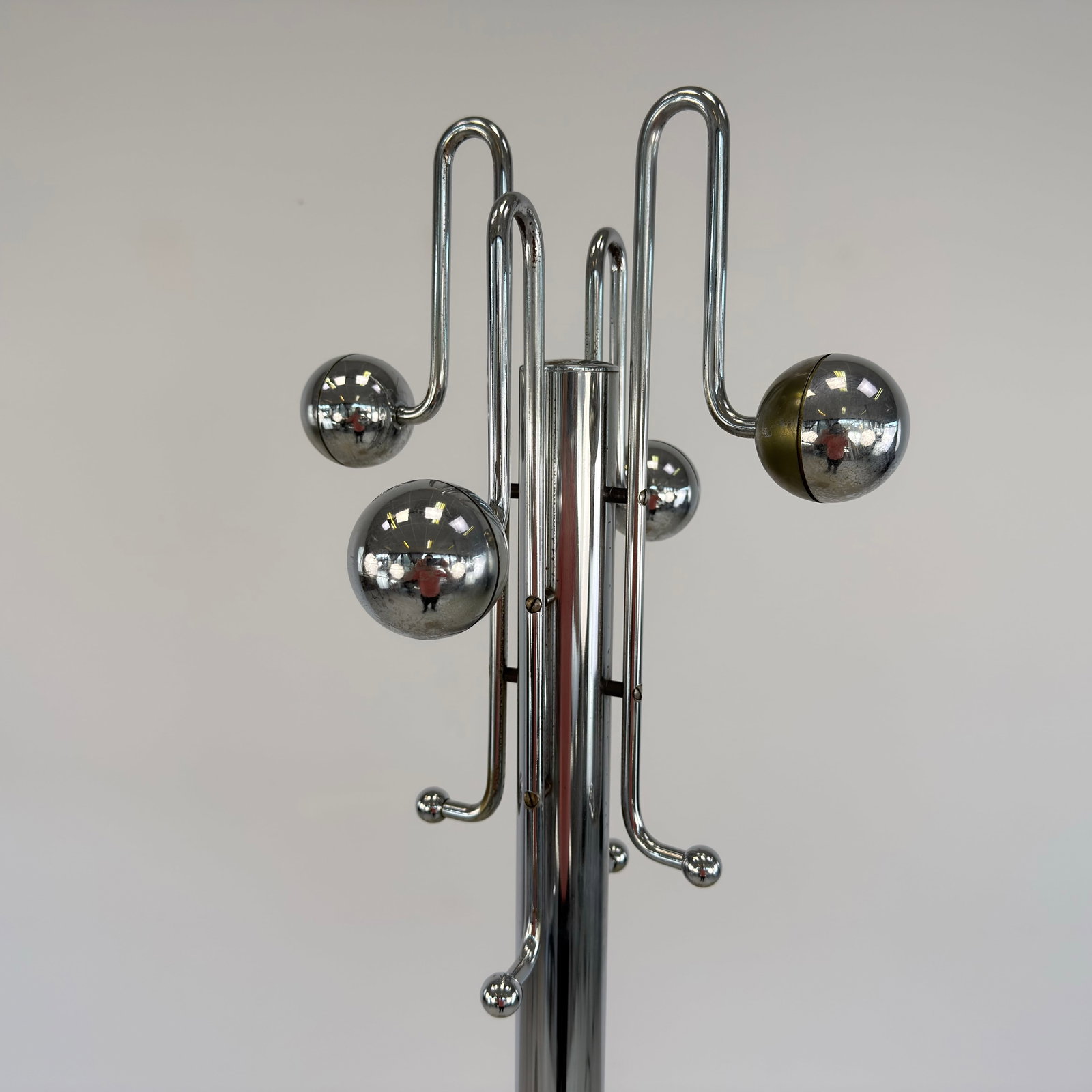 ITALIAN CHROME COAT RACK - 3