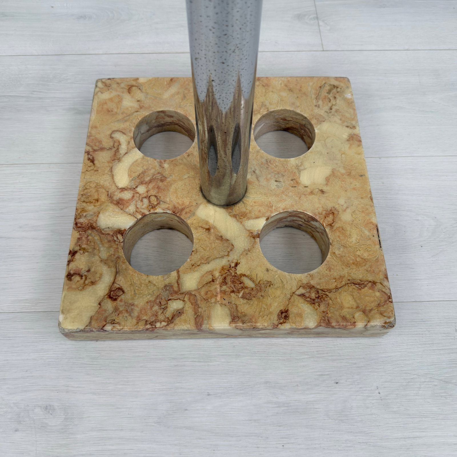 ITALIAN CHROME COAT RACK - 6