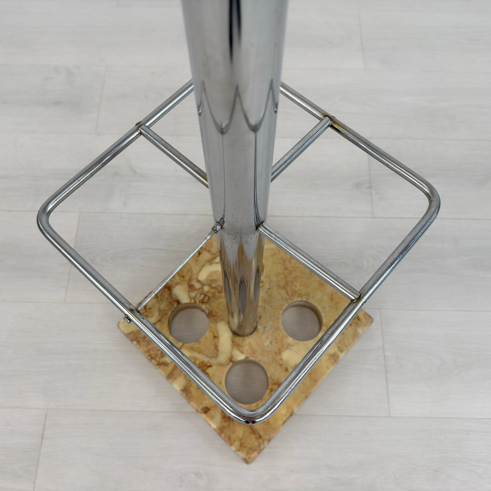 ITALIAN CHROME COAT RACK - 7