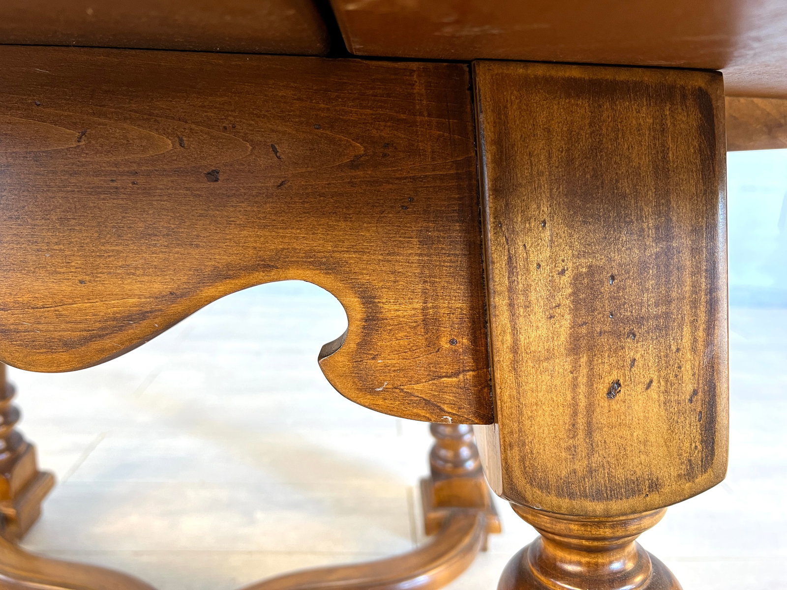 ALPINE SWISS EXTENDABLE DINING TABLE, 18C - 10