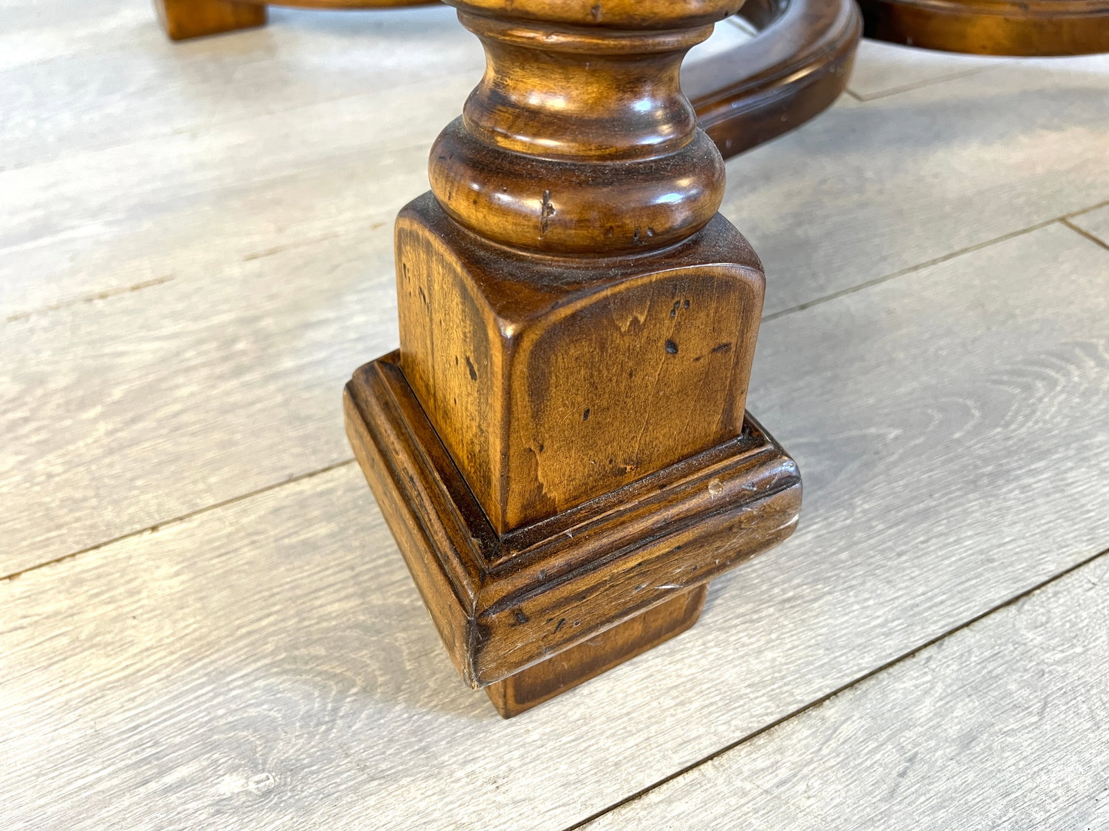 ALPINE SWISS EXTENDABLE DINING TABLE, 18C - 11