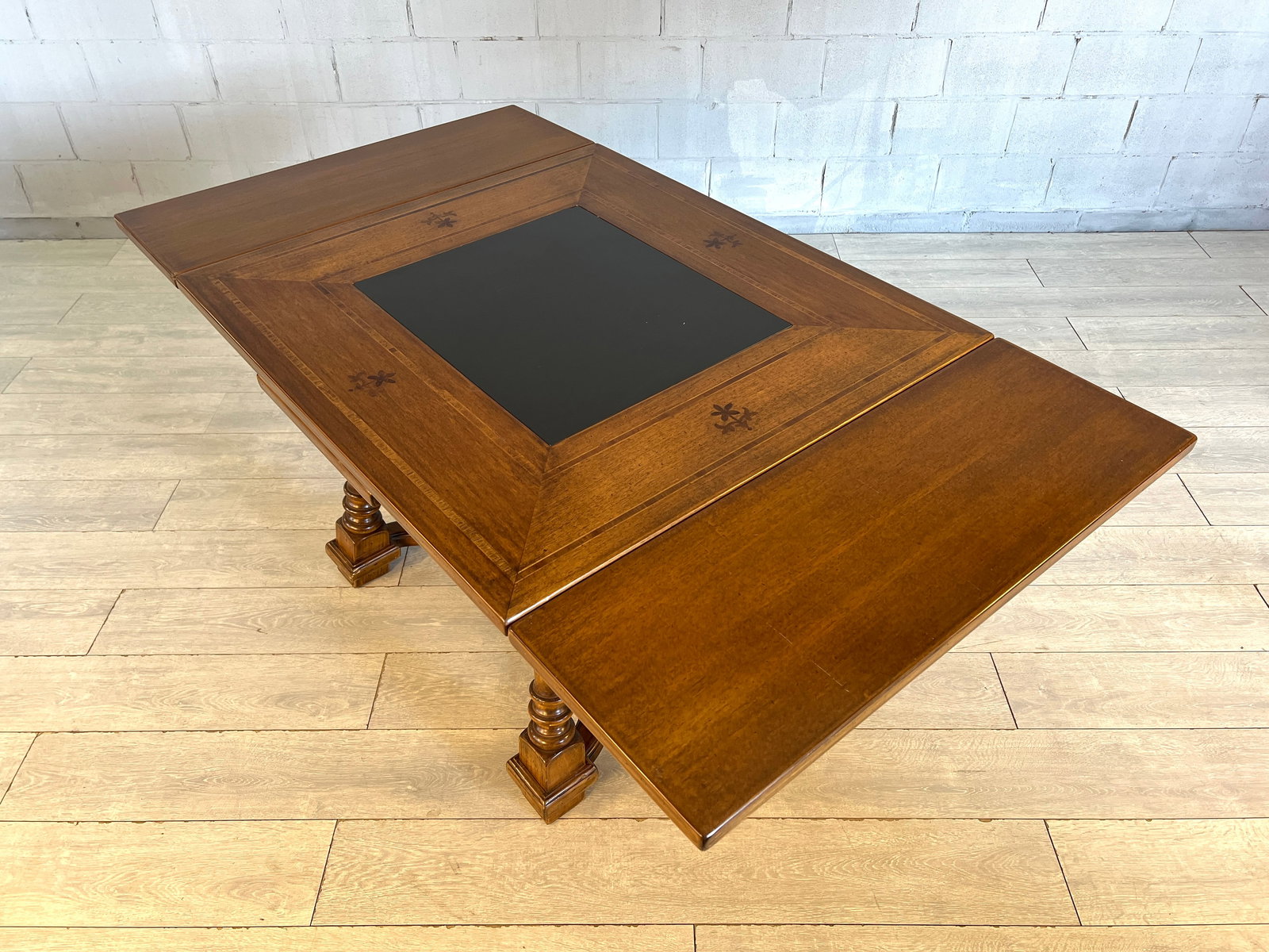 ALPINE SWISS EXTENDABLE DINING TABLE, 18C - 4