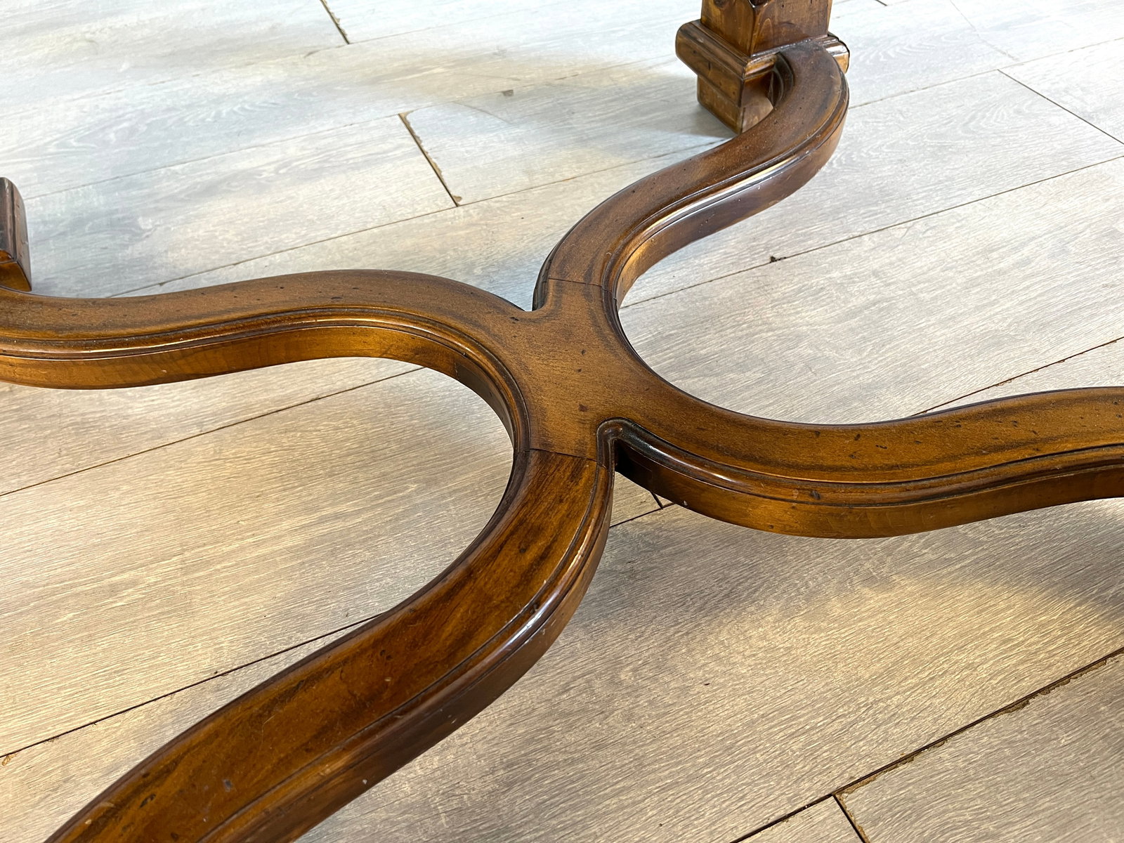 ALPINE SWISS EXTENDABLE DINING TABLE, 18C - 9